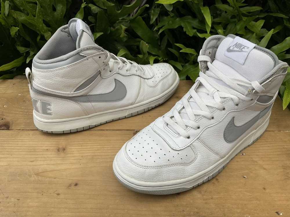 Nike 🔥 Rare Big Nike Dunk High White Wolf Grey - image 7