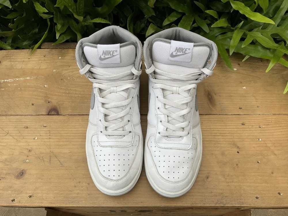 Nike 🔥 Rare Big Nike Dunk High White Wolf Grey - image 8