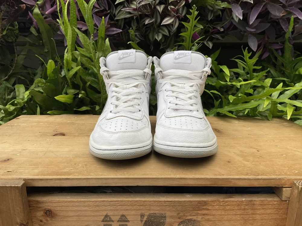 Nike 🔥 Rare Big Nike Dunk High White Wolf Grey - image 9