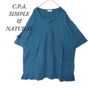 【C.P.A.】Short-sleeved cut-and-sew shirt, 100% cot… - image 1