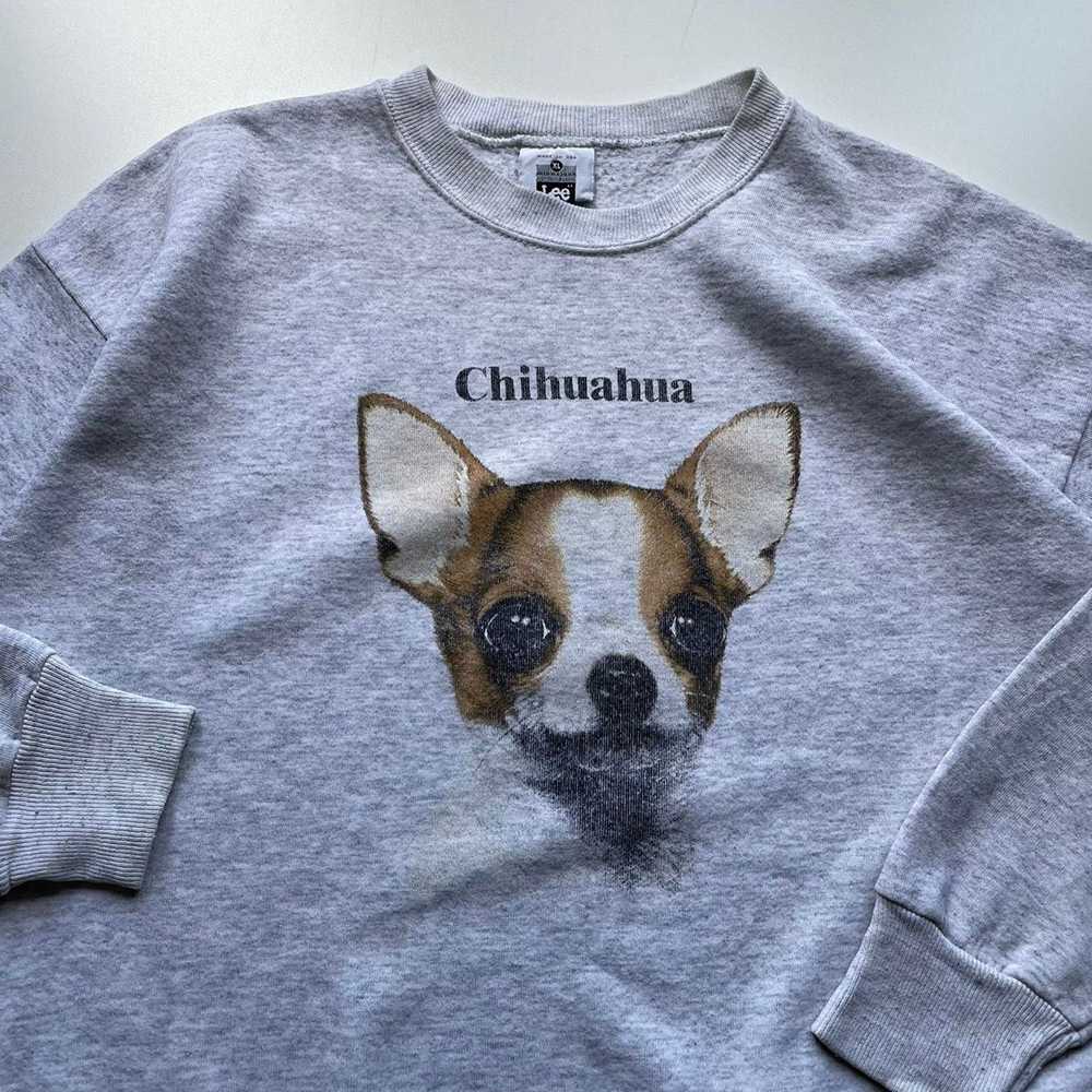 Animal Tee × Art × Vintage Vintage 90s Chihuahua … - image 2