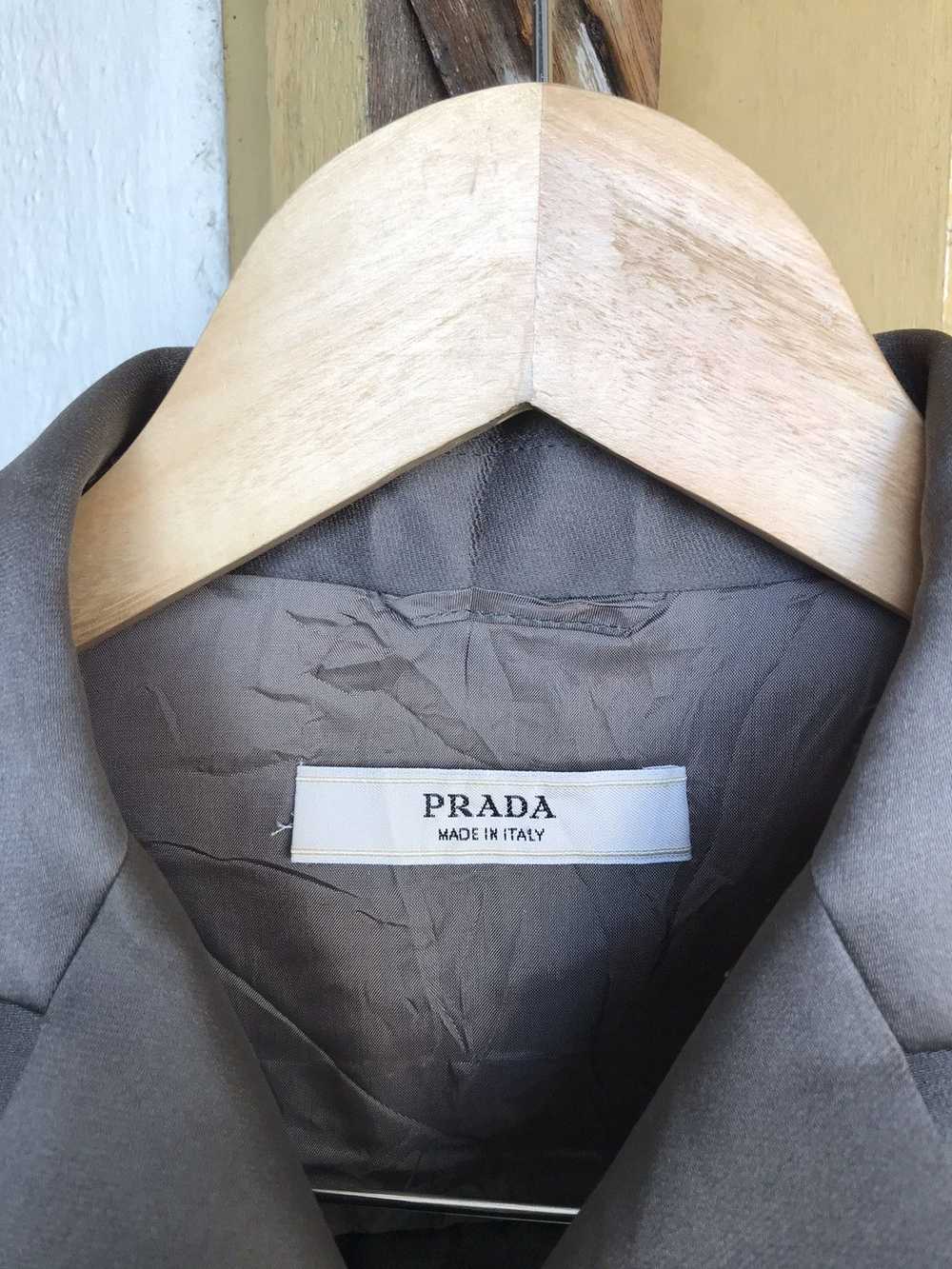 Luxury × Prada Vintage Prada Poncho Blazer Crop T… - image 6