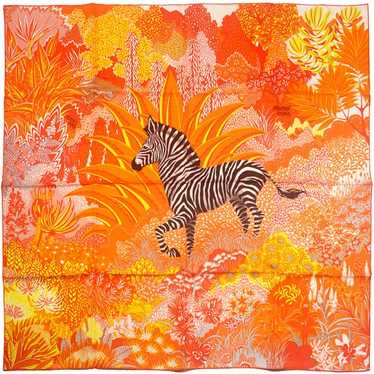 HERMES エルメス Les Zebres Bandana ゼブラ バンダナ 新品未使用】 Hermes エルメス ツイリー ゼブラ バンダナ トープ
