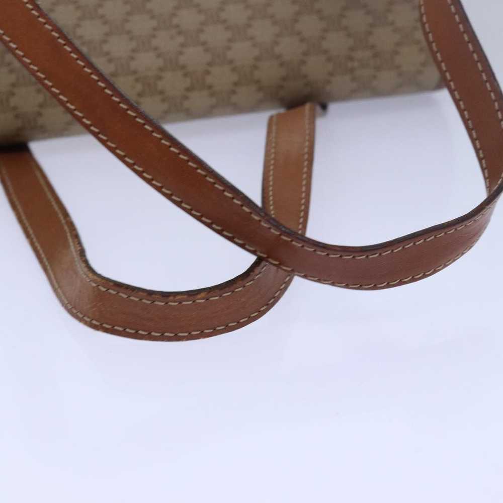 Celine CELINE Macadam Canvas Shoulder Bag Leather… - image 7