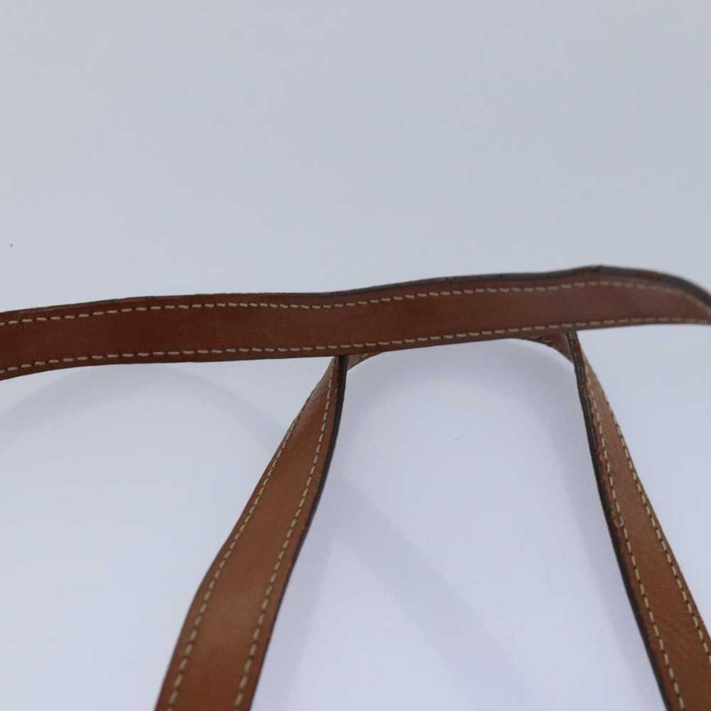 Celine CELINE Macadam Canvas Shoulder Bag Leather… - image 8