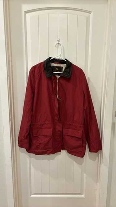 ロロピアーナ　HORSEY Jacket M Loro Piana Horsey Orange Nylon Brown Leather Collar Men's