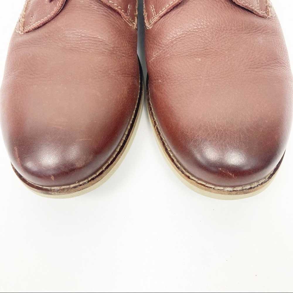 Clarks Collection by Clarks Brown Lace Up Loafers… - image 5