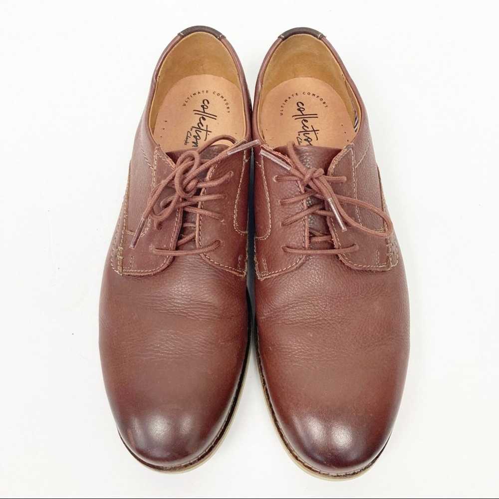 Clarks Collection by Clarks Brown Lace Up Loafers… - image 6