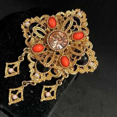 Vintage stylish brooch. - image 1