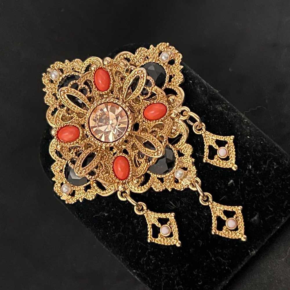 Vintage stylish brooch. - image 4