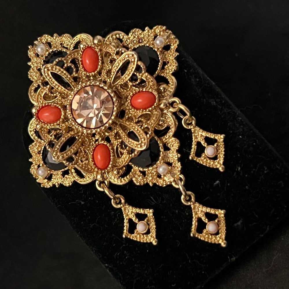 Vintage stylish brooch. - image 5