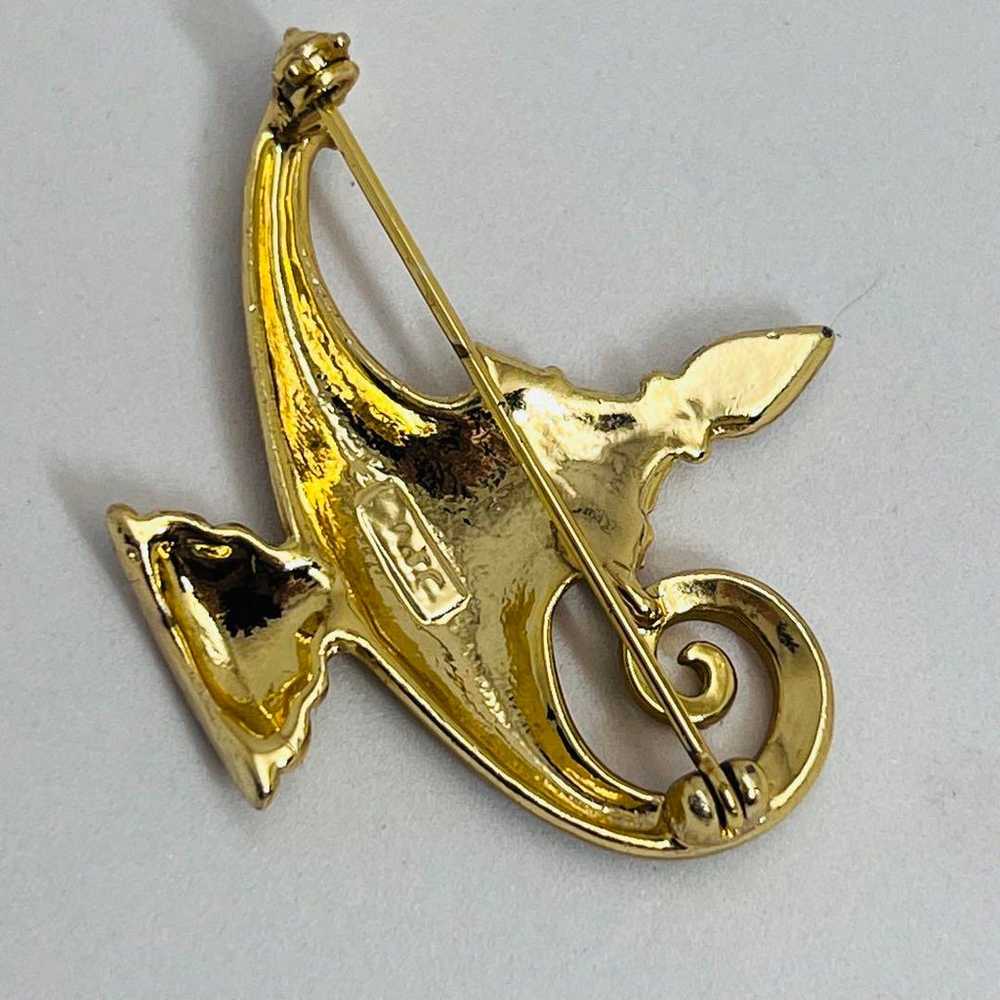 Aladdin Genie Lamp AJC Vintage Brooch - image 4