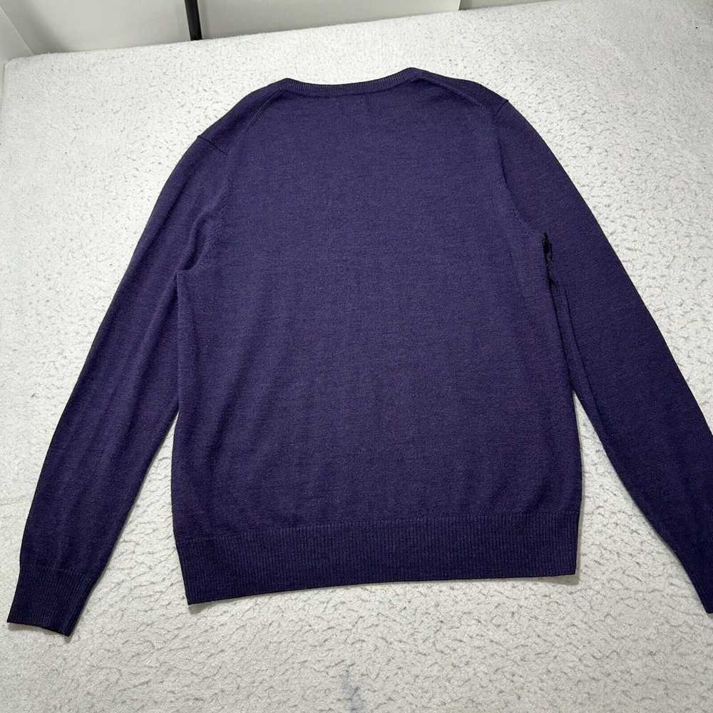 Apt. 9 Apt. 9 Medium Purple V-Neck Wool Blend Pul… - image 10