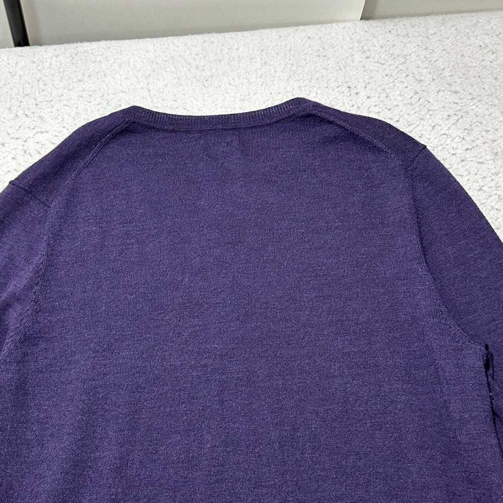 Apt. 9 Apt. 9 Medium Purple V-Neck Wool Blend Pul… - image 11