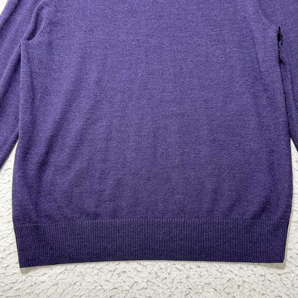 Apt. 9 Apt. 9 Medium Purple V-Neck Wool Blend Pul… - image 12