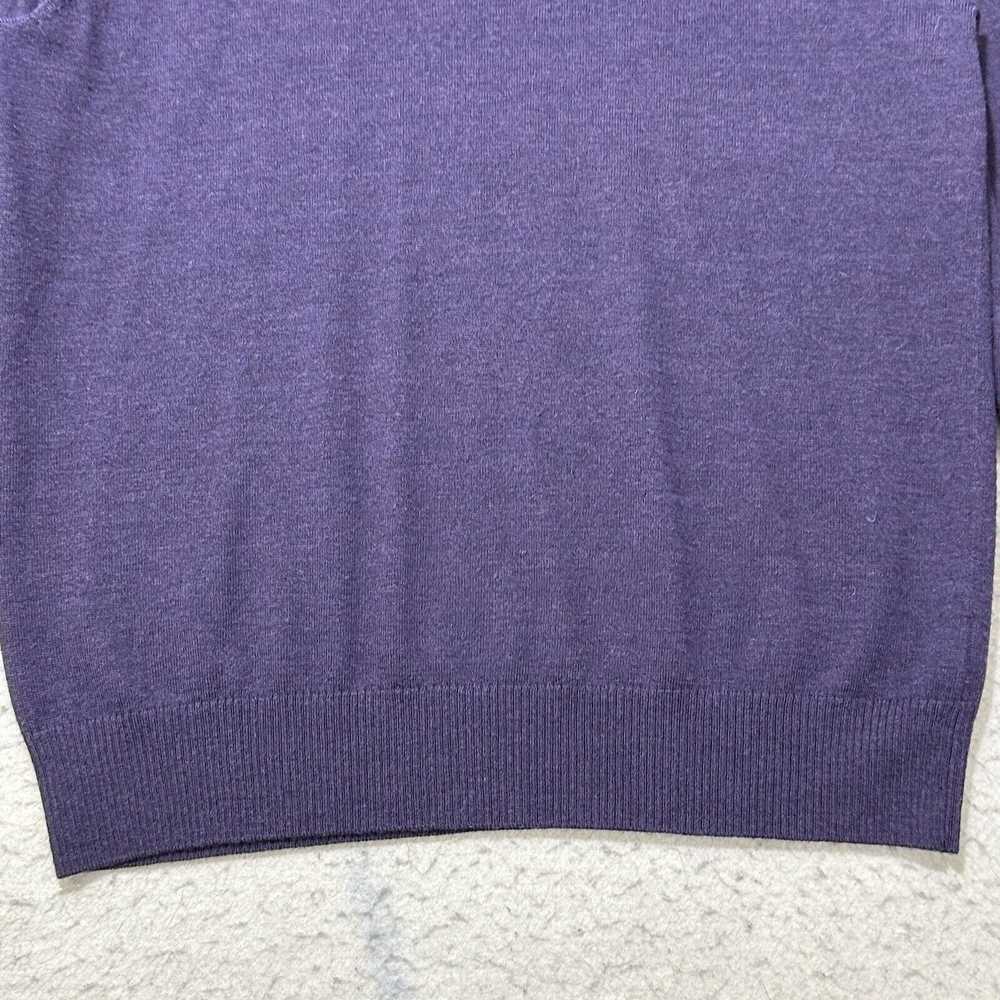 Apt. 9 Apt. 9 Medium Purple V-Neck Wool Blend Pul… - image 5