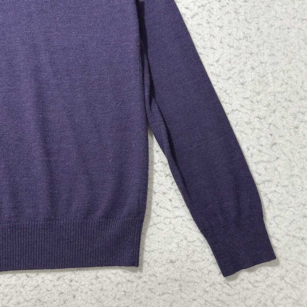 Apt. 9 Apt. 9 Medium Purple V-Neck Wool Blend Pul… - image 6