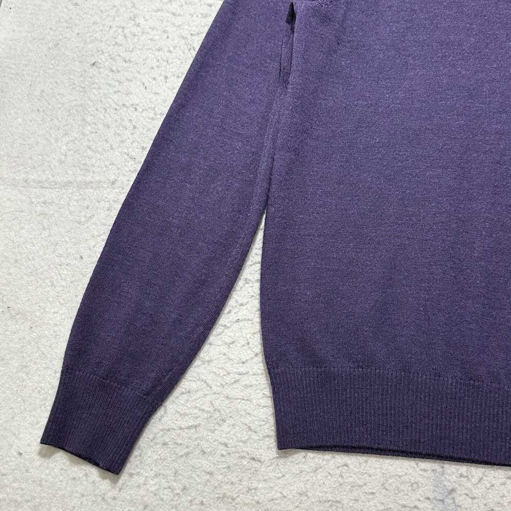 Apt. 9 Apt. 9 Medium Purple V-Neck Wool Blend Pul… - image 7