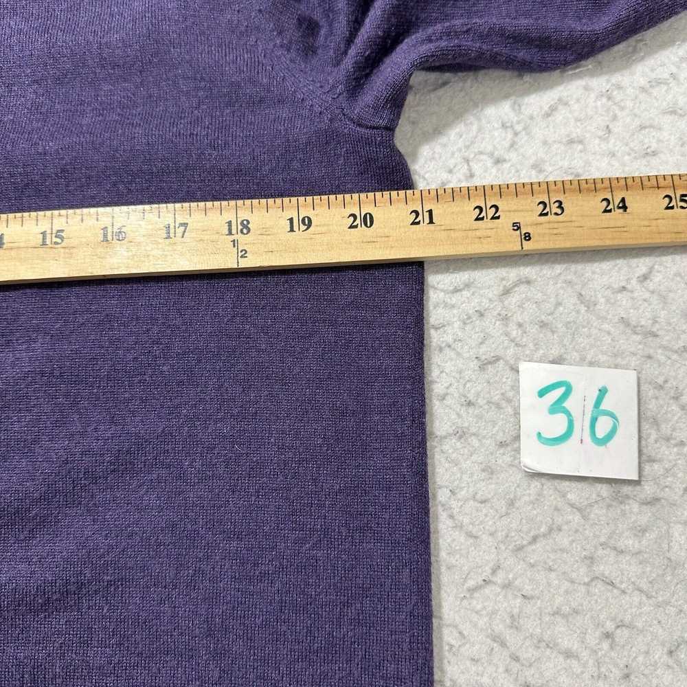 Apt. 9 Apt. 9 Medium Purple V-Neck Wool Blend Pul… - image 8