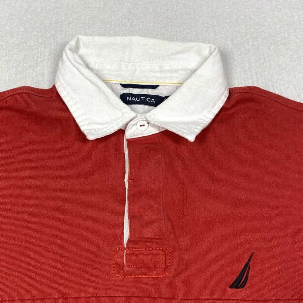 Nautica Nautica Polo Shirt Adult Mens Large Red L… - image 3