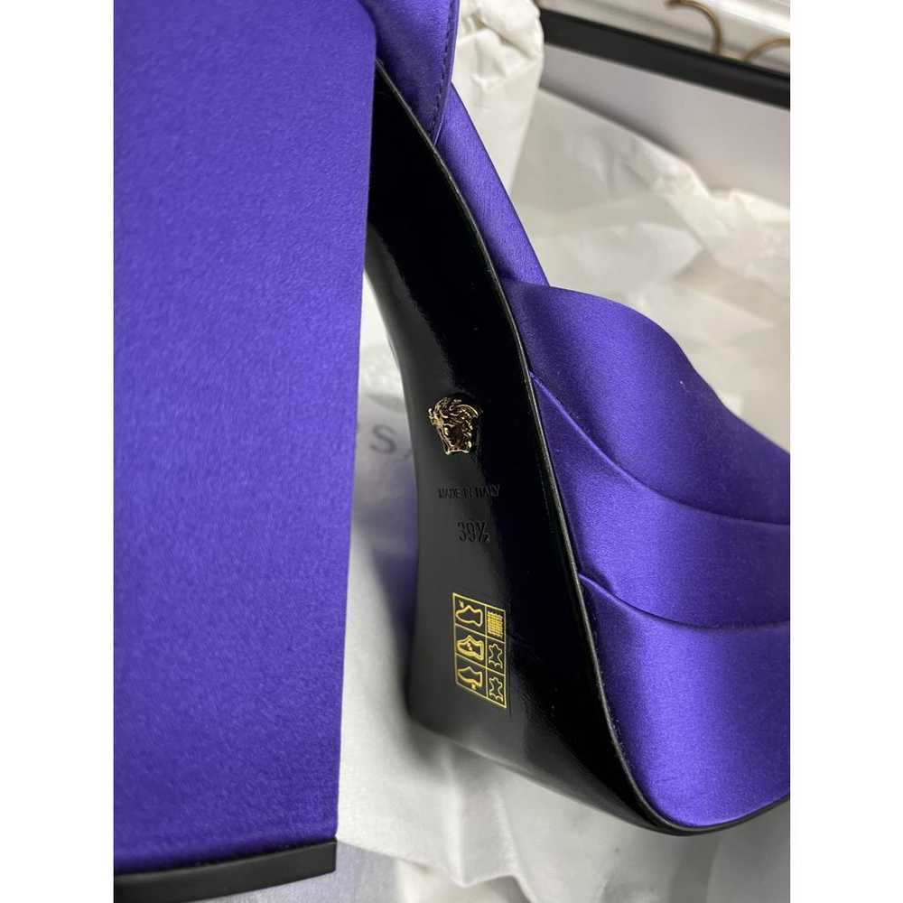 Versace Medusa Aevitas cloth heels - image 2