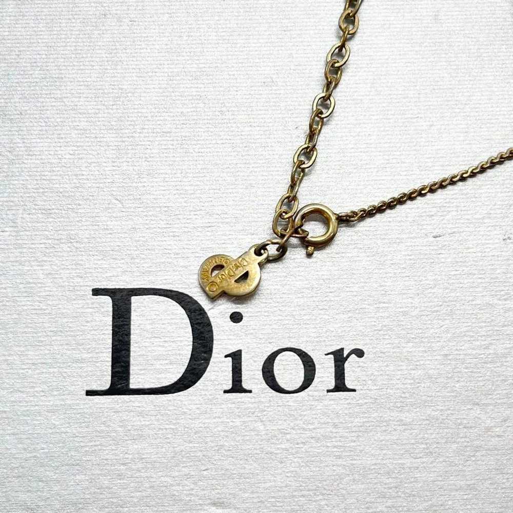 Excellent condition Christian Dior necklace with … - image 4