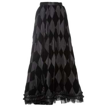 Yves Saint Laurent Velvet maxi skirt - image 1