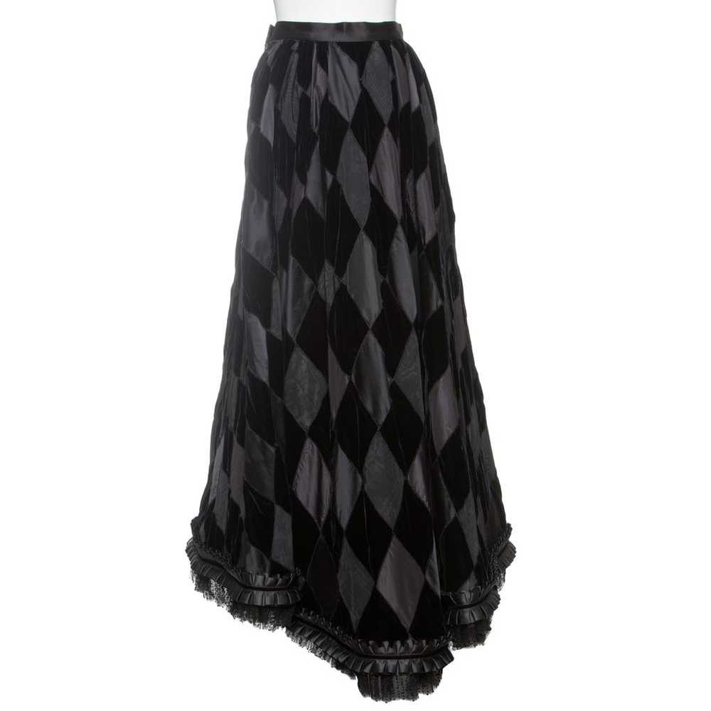 Yves Saint Laurent Velvet maxi skirt - image 2