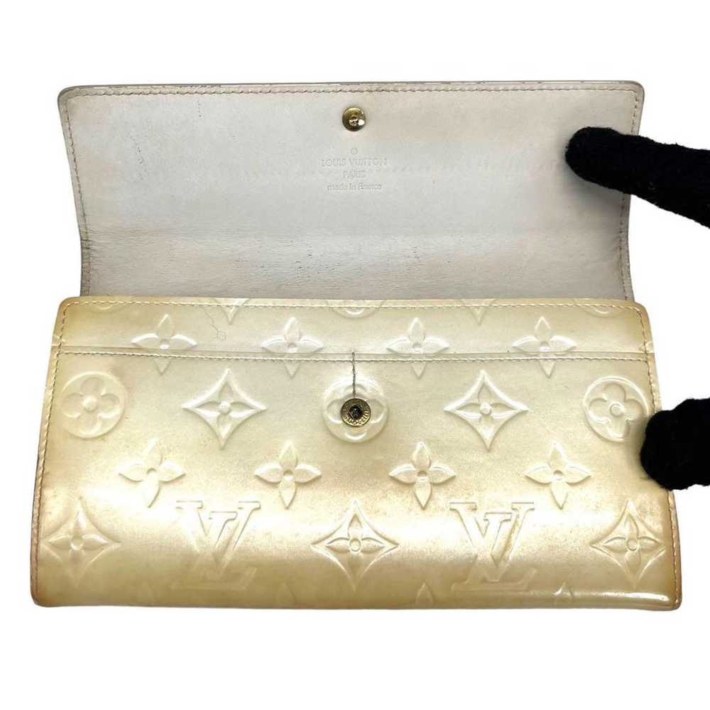 LOUIS VUITTON Monogram Vernis Long Wallet Folding… - image 10