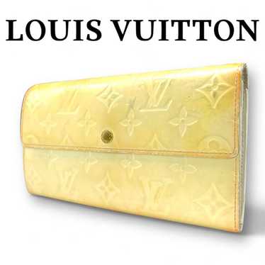 LOUIS VUITTON Monogram Vernis Long Wallet Folding… - image 1