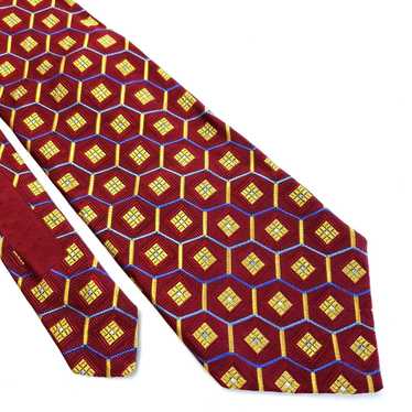 Robert Talbott Geometric Blue selling Orange Black Luxury Classy tie