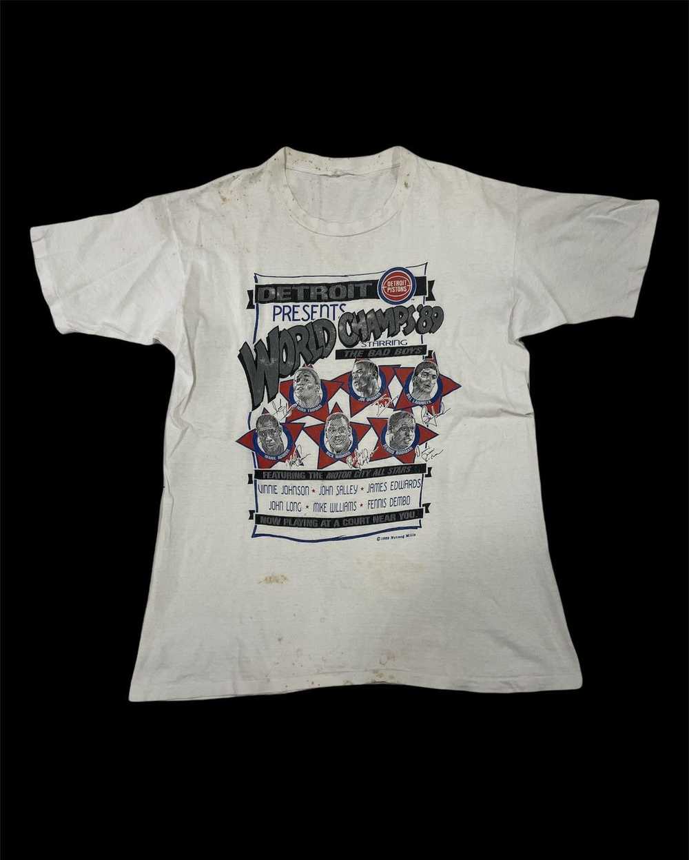 NBA × Streetwear × Vintage DISTRESSED DETROIT PIS… - image 2