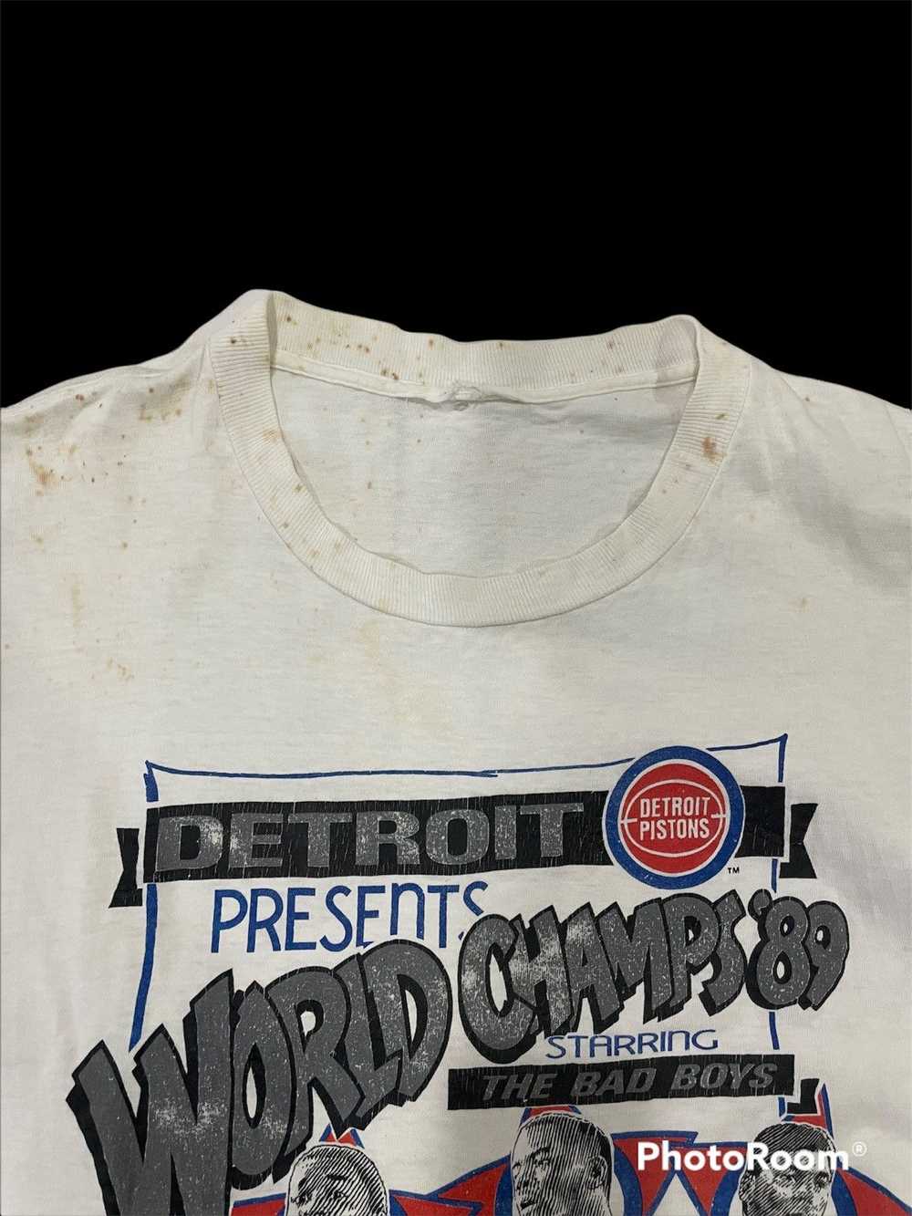 NBA × Streetwear × Vintage DISTRESSED DETROIT PIS… - image 6