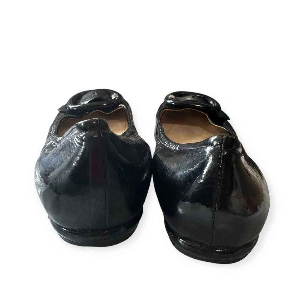 Prada Prada Black Patent Leather Round Toe Flats, - image 7