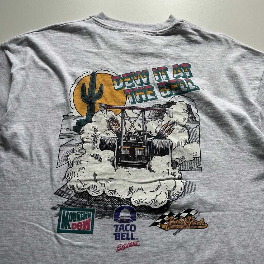 Vintage Vintage 90s Taco Bell Mountain Dew Racing… - image 4