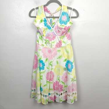 Vintage Lilly Pulitzer Willa Halter Dress Womens … - image 1