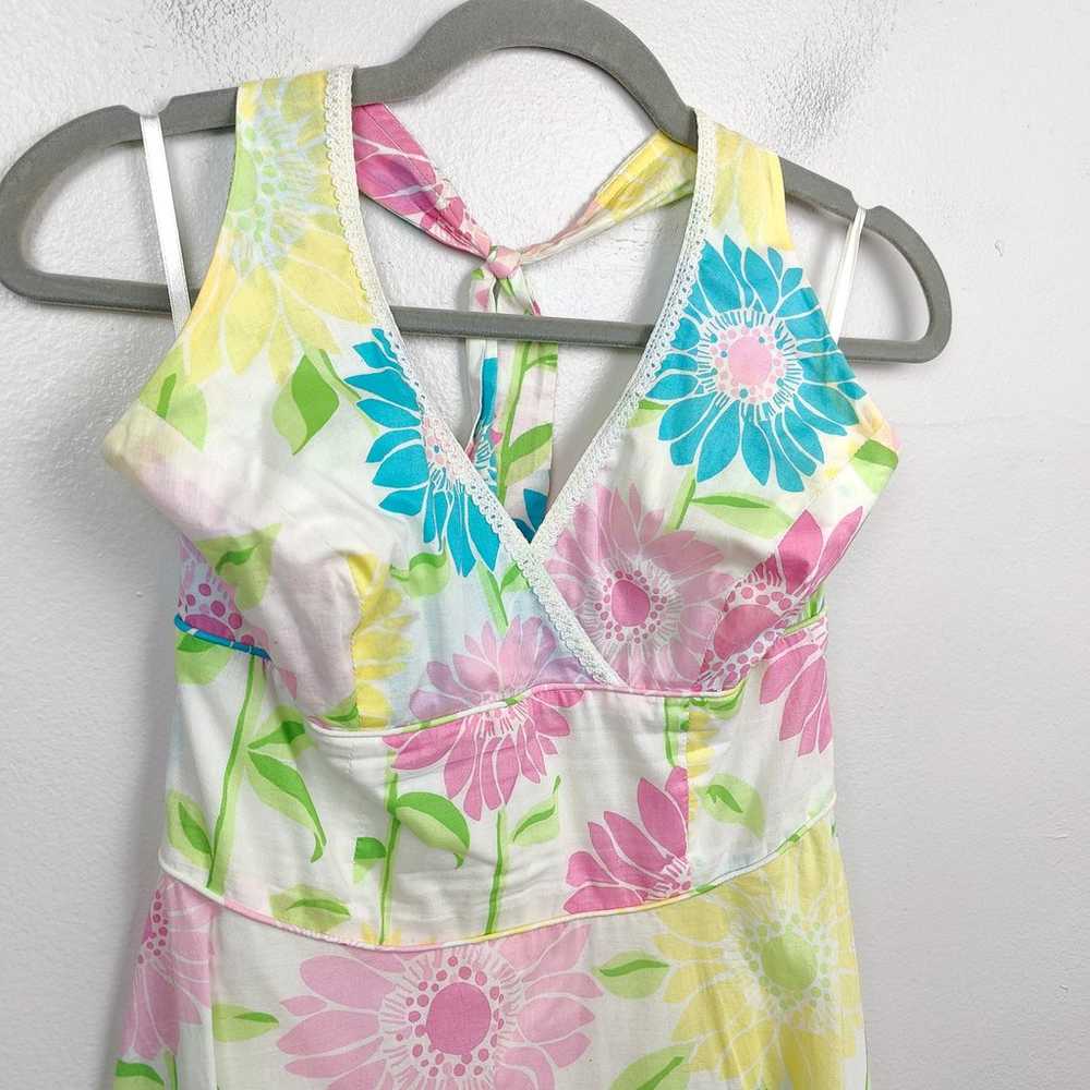 Vintage Lilly Pulitzer Willa Halter Dress Womens … - image 2