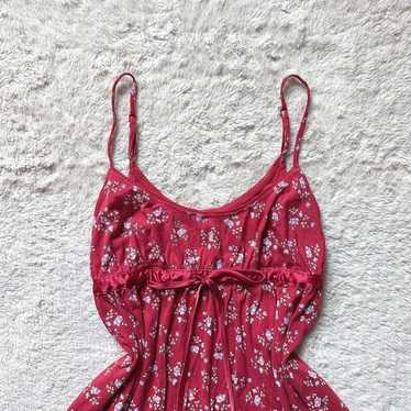 red vintage slip dress - image 1