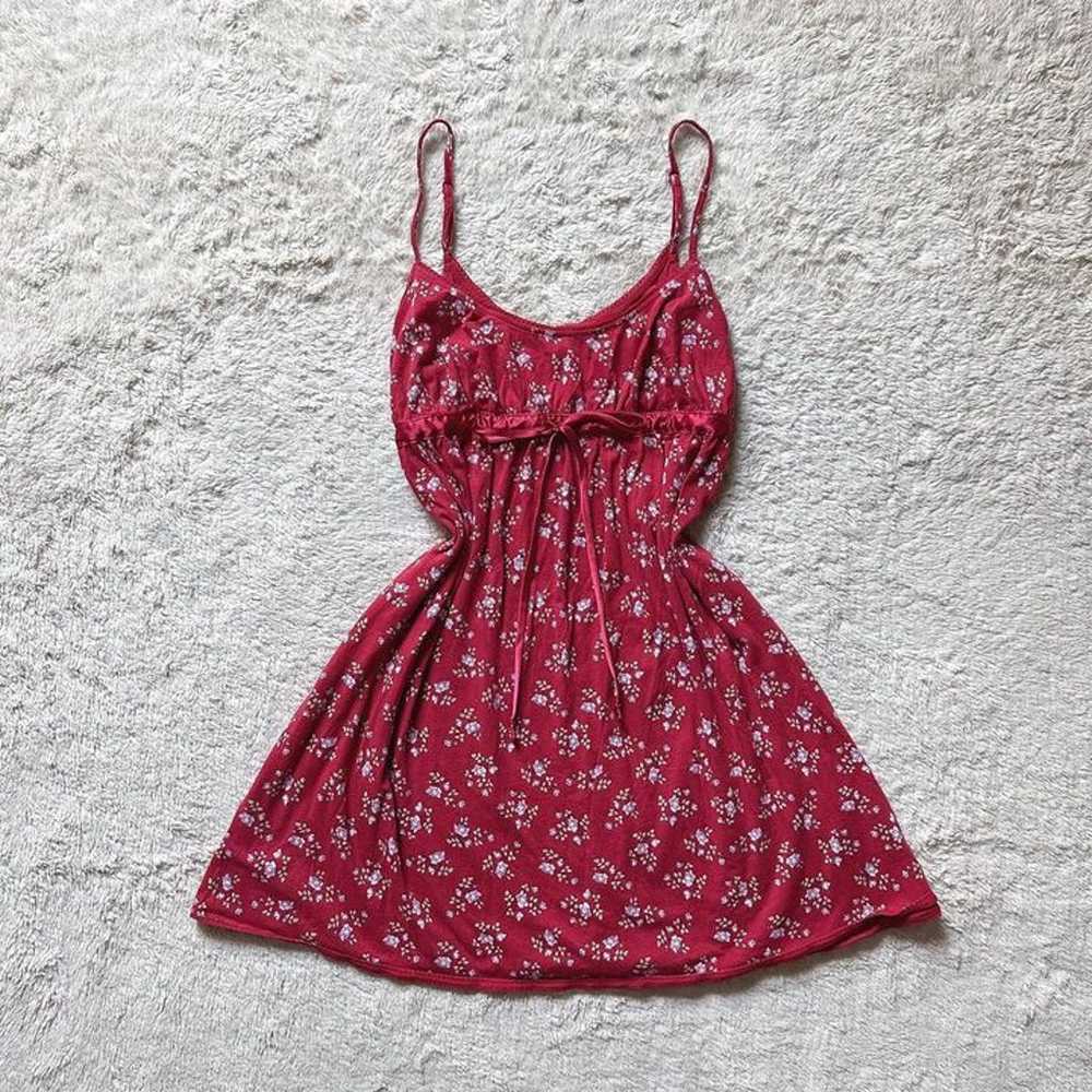 red vintage slip dress - image 2