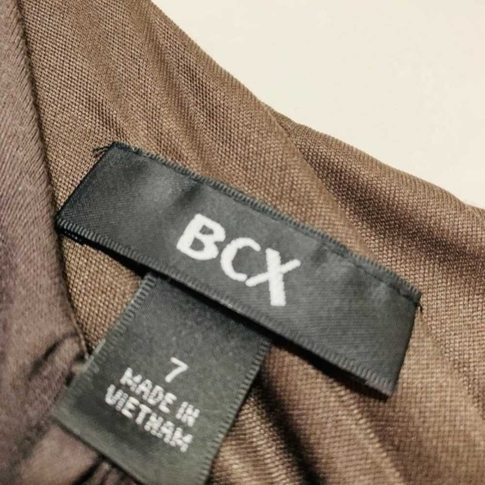 BCX brown dress vintage style bodycon  short slee… - image 3