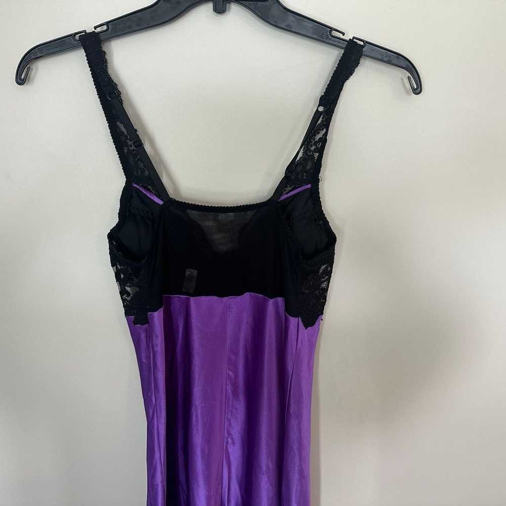 Victoria Secret Y2K/90s slip dress midi purple sm… - image 4