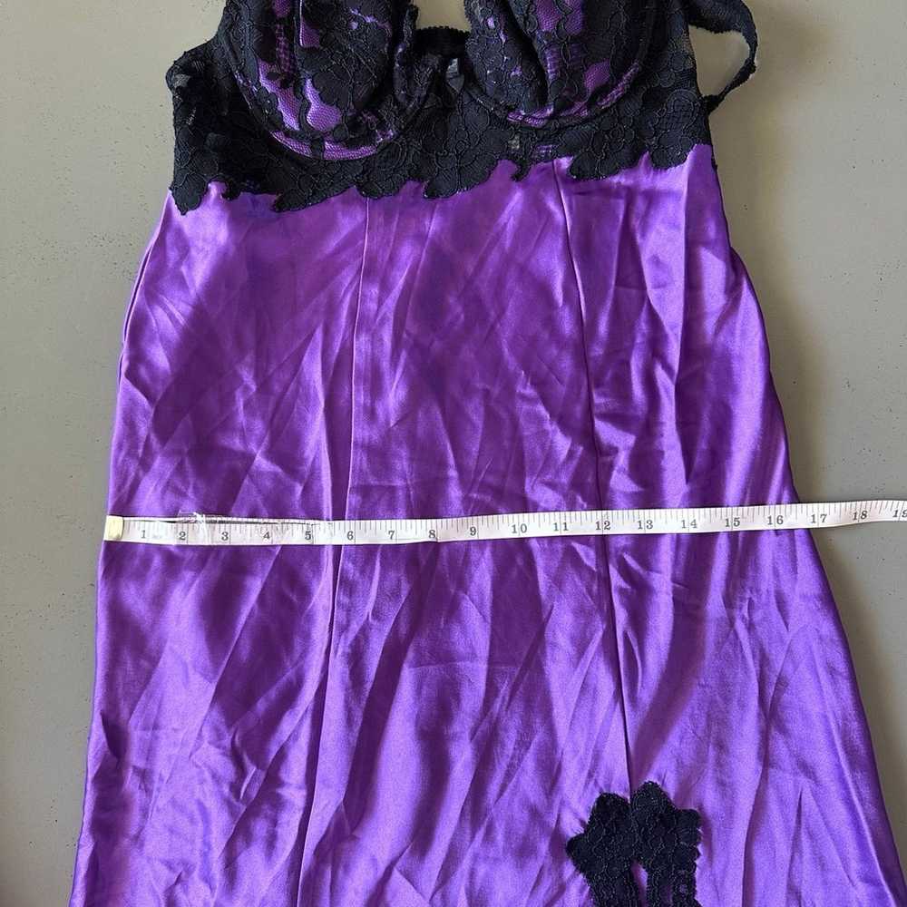 Victoria Secret Y2K/90s slip dress midi purple sm… - image 9