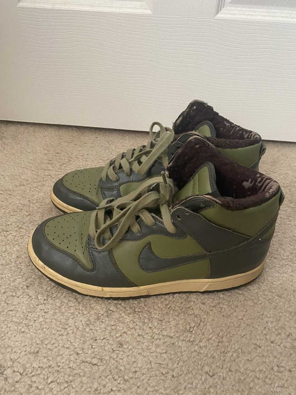 Nike 2000s Nike Dunk High Pilgrim Green - image 1