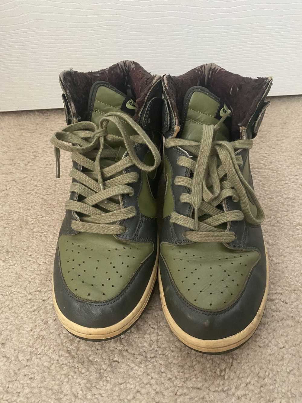 Nike 2000s Nike Dunk High Pilgrim Green - image 2