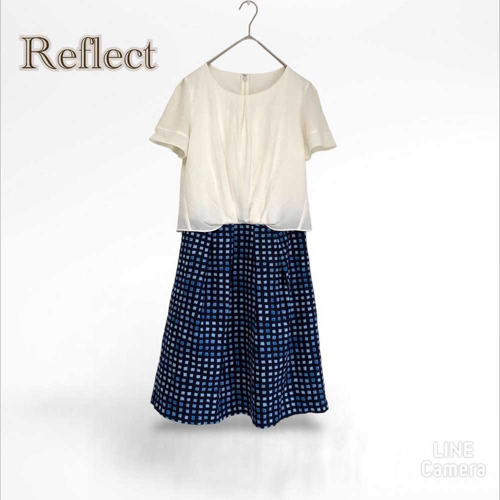 【Reflect】One-piece dress with switch, docking, an… - image 1