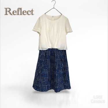 【Reflect】One-piece dress with switch, docking, an… - image 1