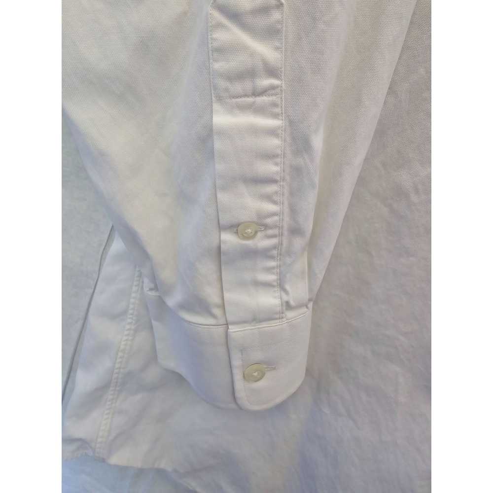 Paul Fredrick Paul Fredrick Men's White Dress Shi… - image 4