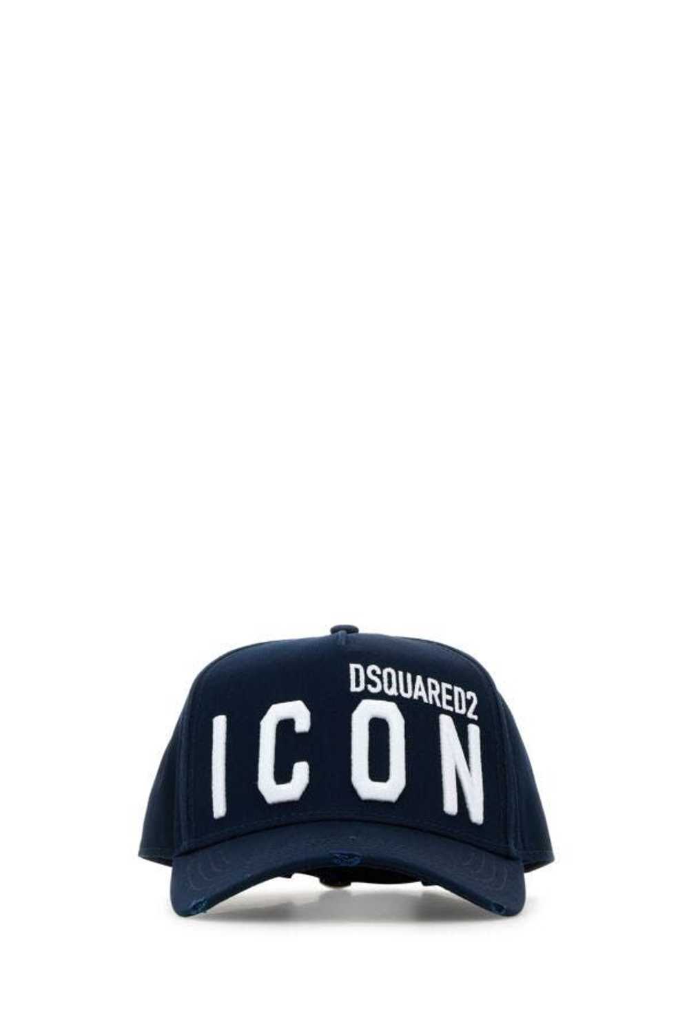 Dsquared2 Navy Blue Gabardine Baseball Cap - image 3