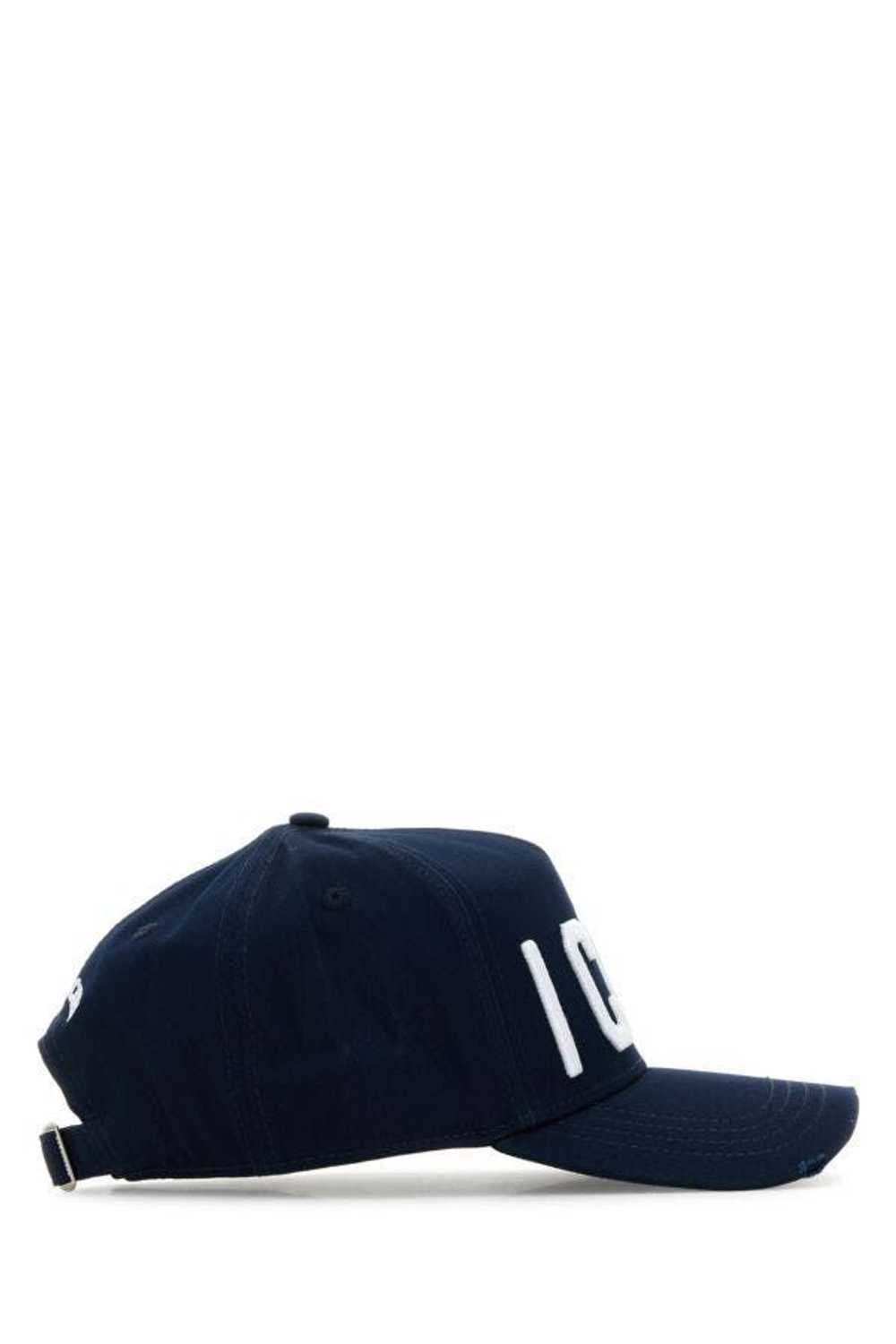 Dsquared2 Navy Blue Gabardine Baseball Cap - image 4