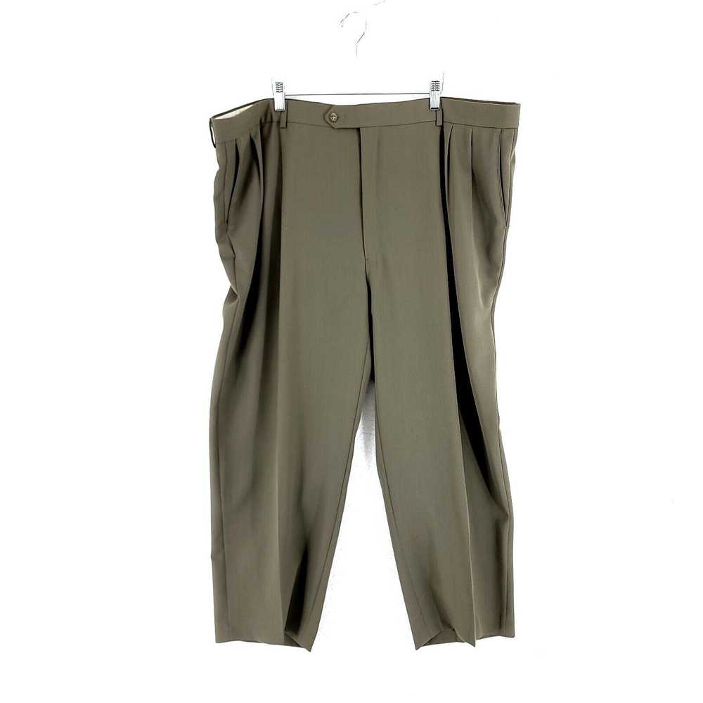 Givenchy Givenchy Monsieur Wool Green Pleated Hig… - image 1